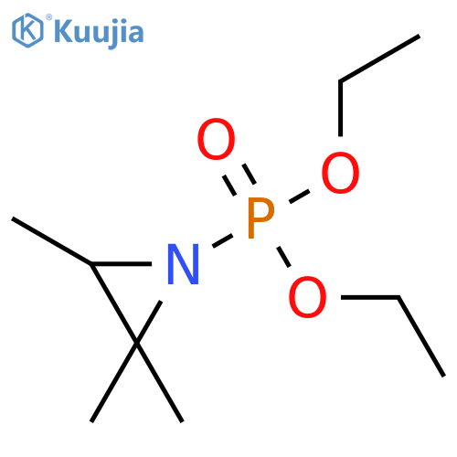 Phosphonic acid,(2,2,3-trimethyl-1-aziridinyl)-, diethyl ester (8CI,9CI) structure