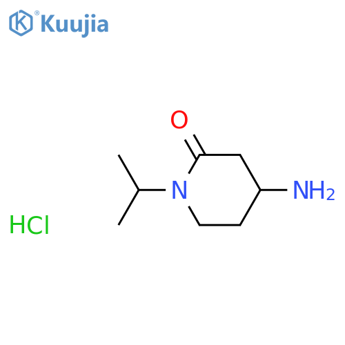 4-Amino-1-(propan-2-yl)piperidin-2-one hydrochloride structure
