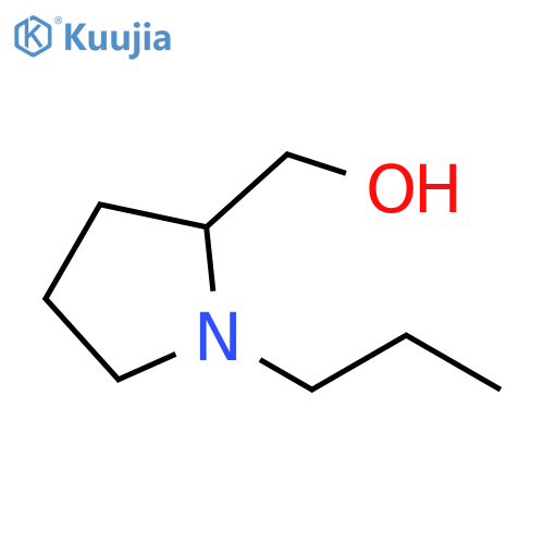 (1-propylpyrrolidin-2-yl)methanol structure