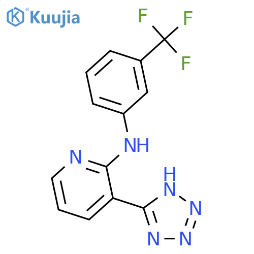 2-Pyridinamine,3-(2H-tetrazol-5-yl)-N-[3-(trifluoromethyl)phenyl]- structure
