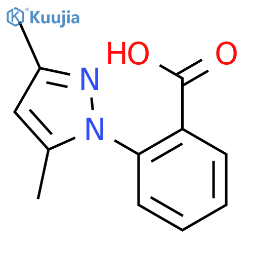 2-(3,5-dimethyl-1H-pyrazol-1-yl)benzoic Acid structure