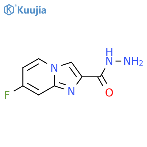 7-Fluoroimidazo[1,2-a]pyridine-2-carbohydrazide structure