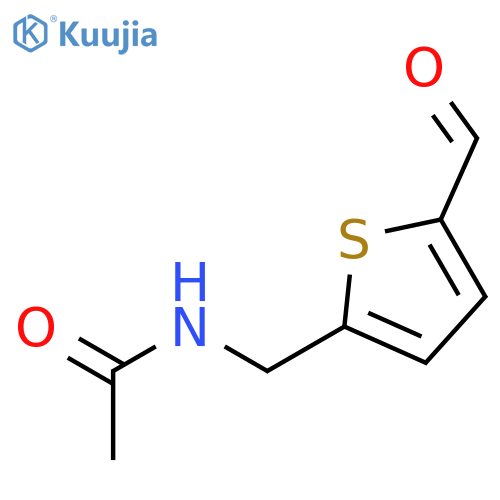 Acetamide,N-[(5-formyl-2-thienyl)methyl]- structure