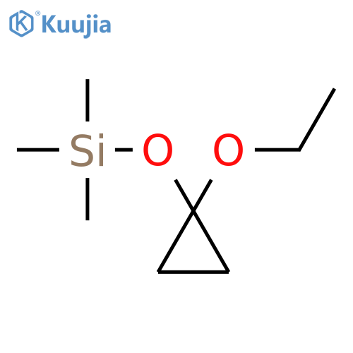 (1-Ethoxycyclopropoxy)trimethylsilane structure