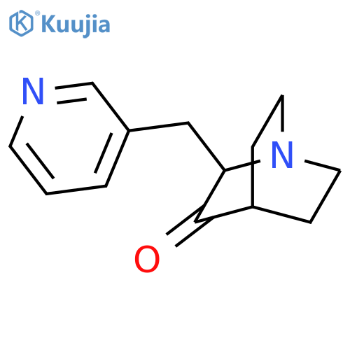 2-(Pyridin-3-ylmethyl)quinuclidin-3-one structure