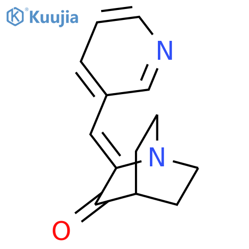 1-Azabicyclo[2.2.2]octan-3-one, 2-(3-pyridinylmethylene)- structure