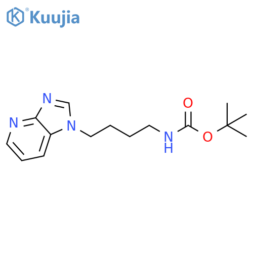 Carbamic acid, [4-(1H-imidazo[4,5-b]pyridin-1-yl)butyl]-,1,1-dimethylethyl ester structure