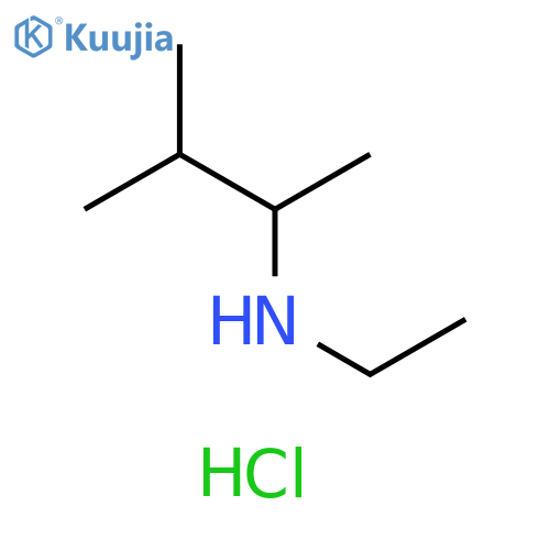 ethyl(3-methylbutan-2-yl)amine hydrochloride structure