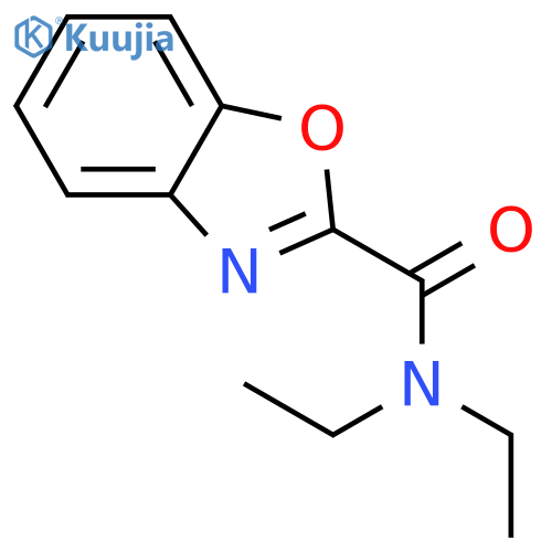 2-Benzoxazolecarboxamide, N,N-diethyl- structure