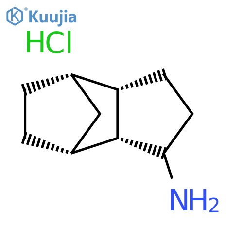 4,7-Methano-1H-inden-1-amine, octahydro-, hydrochloride (1:1), (3aR,4R,7S,7aS)-rel- structure