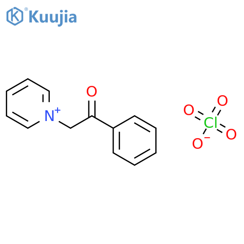 Pyridinium, 1-(2-oxo-2-phenylethyl)-, perchlorate structure
