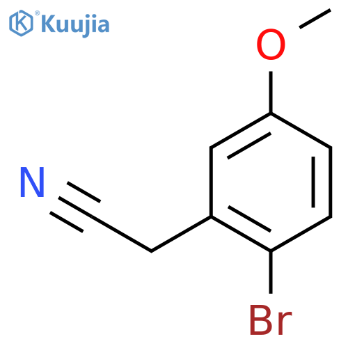 2-(2-Bromo-5-methoxyphenyl)acetonitrile structure