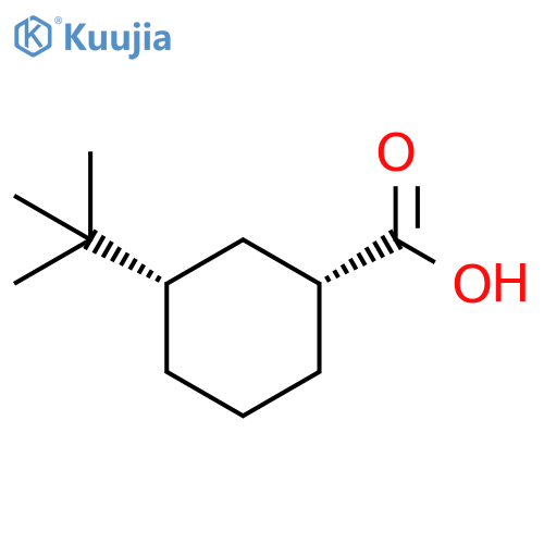 rac-(1R,3S)-3-tert-butylcyclohexane-1-carboxylic acid, cis structure