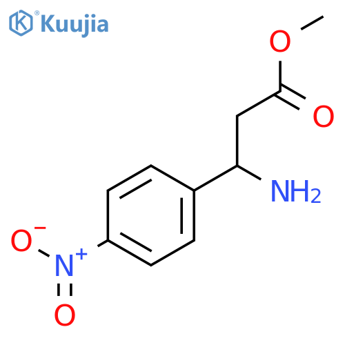 Methyl 3-amino-3-(4-nitrophenyl)propanoate structure