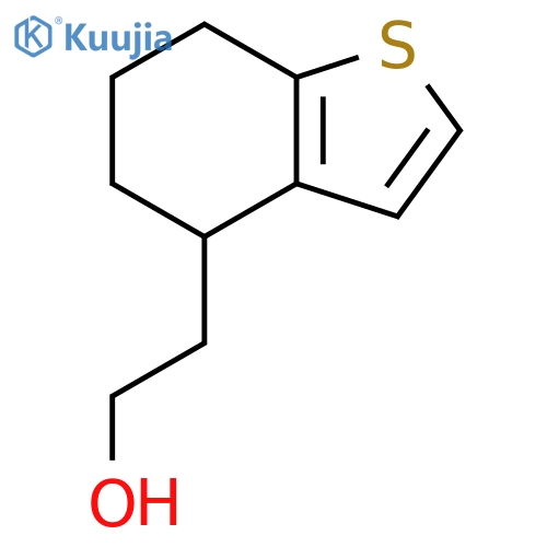2-(4,5,6,7-tetrahydrobenzo[b]thiophen-4-yl)ethanol structure
