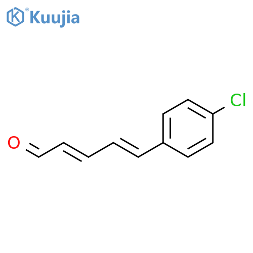 2,4-Pentadienal, 5-(4-chlorophenyl)- structure