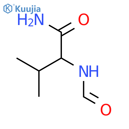Butanamide, 2-(formylamino)-3-methyl- structure