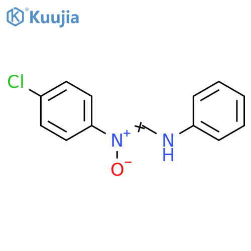 Methanimidamide, N'-(4-chlorophenyl)-N-phenyl-, N'-oxide structure