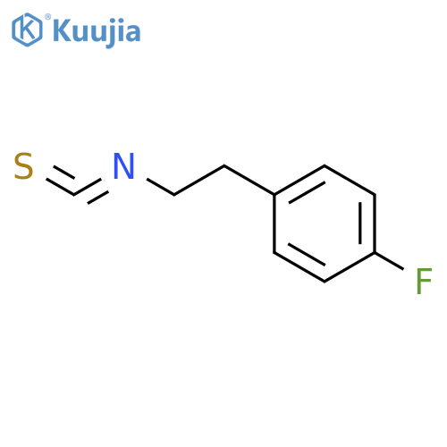 1-fluoro-4-(2-isothiocyanatoethyl)benzene structure