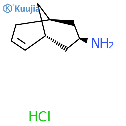 rac-(1R,3S,5S)-bicyclo3.3.1non-6-en-3-amine hydrochloride structure