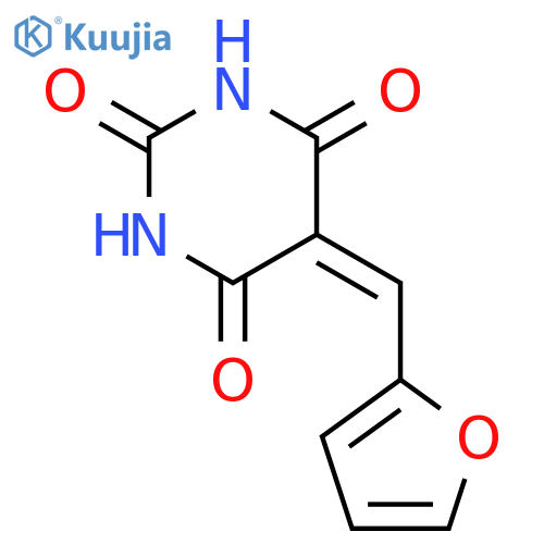5-(furan-2-yl)methylidene-1,3-diazinane-2,4,6-trione structure