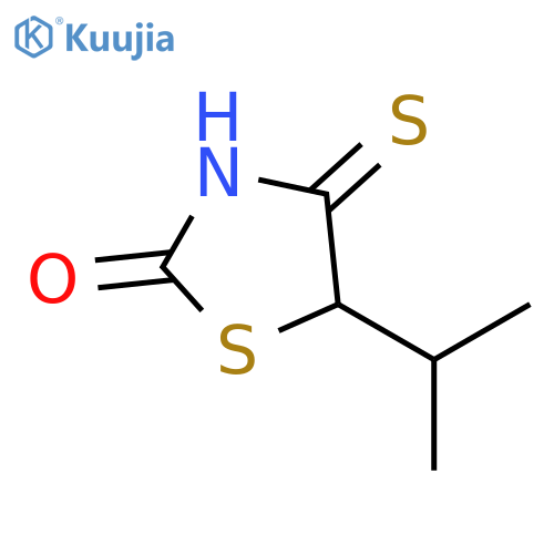 2-Thiazolidinone,5-(1-methylethyl)-4-thioxo- structure