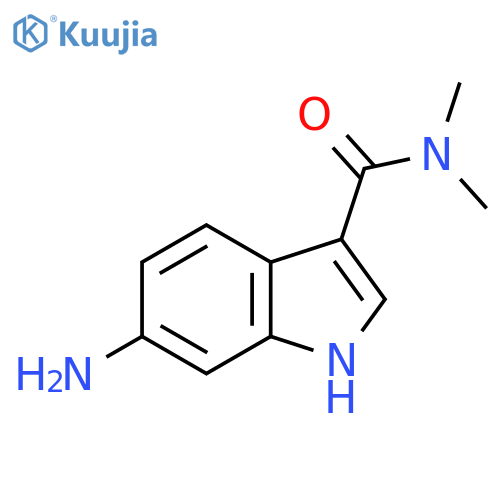 1H-Indole-3-carboxamide, 6-amino-N,N-dimethyl- structure