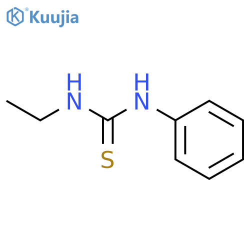 3-ethyl-1-phenylthiourea structure