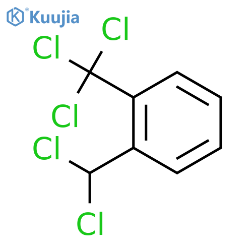 1-(Dichloromethyl)-2-(trichloromethyl)benzene structure