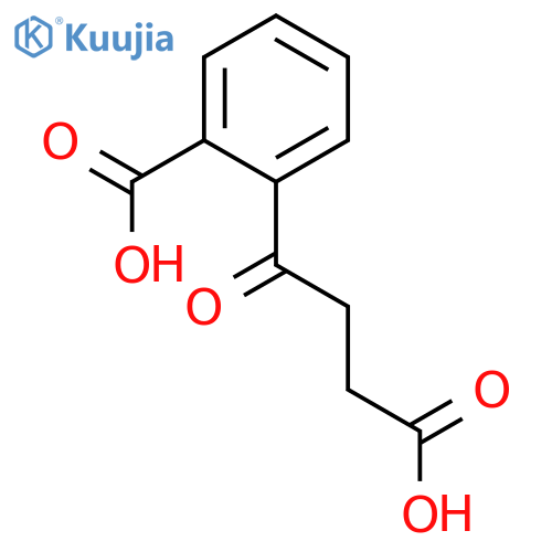 2-(3-carboxypropanoyl)benzoic acid structure