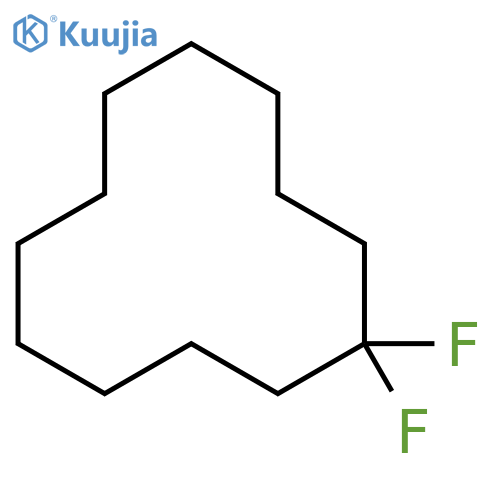 Cyclododecane, 1,1-difluoro- structure