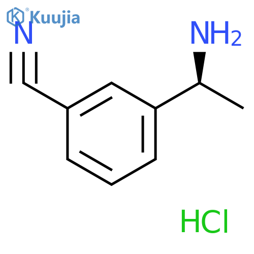 (S)-3-(1-Aminoethyl)benzonitrile hydrochloride structure
