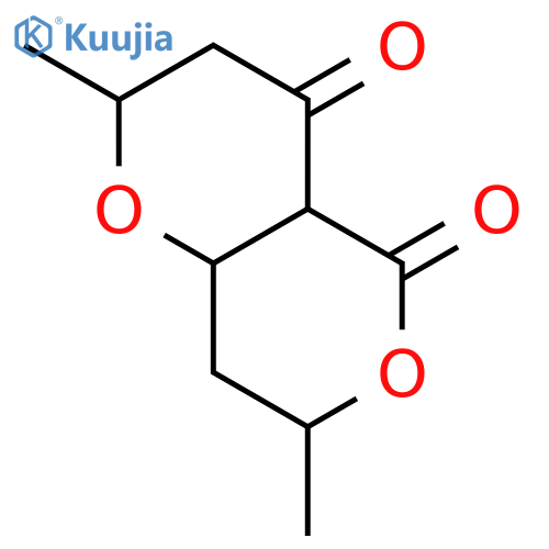 4H,5H-Pyrano[4,3-b]pyran-4,5-dione,hexahydro-2,7-dimethyl- (8CI,9CI) structure