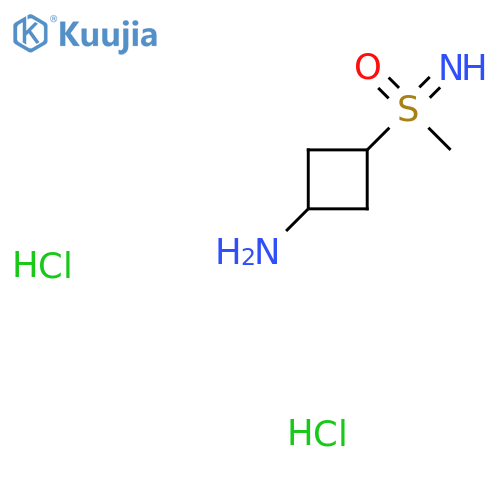 (3-Aminocyclobutyl)(imino)methyl-lambda6-sulfanone dihydrochloride structure