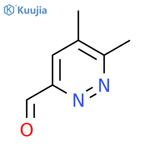 5,6-Dimethylpyridazine-3-carbaldehyde structure
