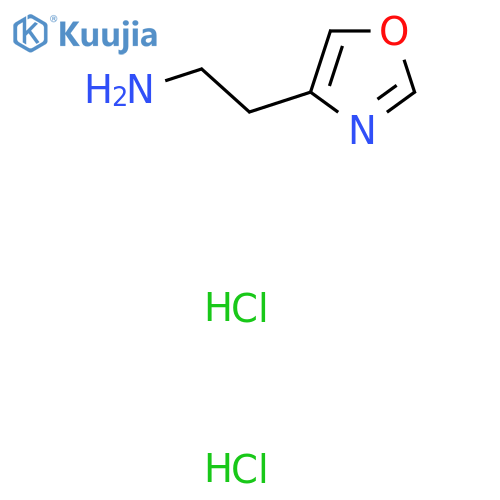 2-(1,3-Oxazol-4-yl)ethan-1-amine dihydrochloride structure