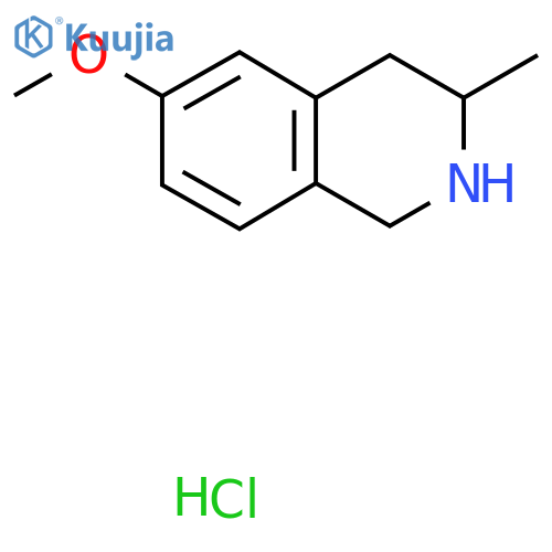 6-Methoxy-3-methyl-1,2,3,4-tetrahydroisoquinoline hydrochloride structure