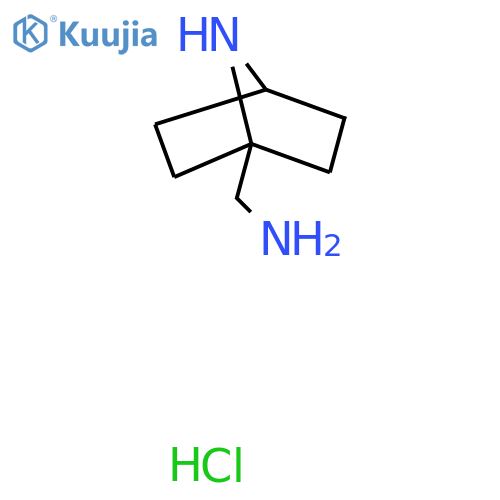 1-{7-Azabicyclo[2.2.1]heptan-1-yl}methanamine hydrochloride structure