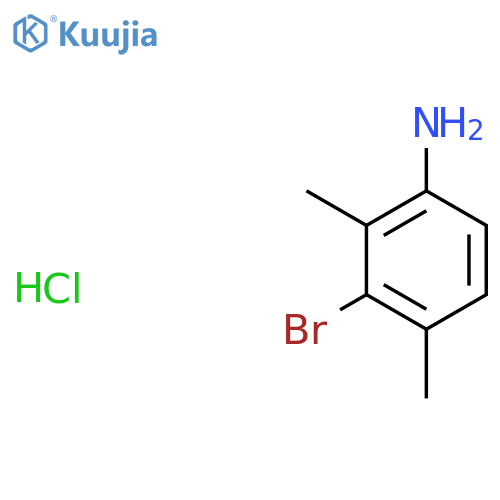 3-Bromo-2,4-dimethylaniline hydrochloride structure