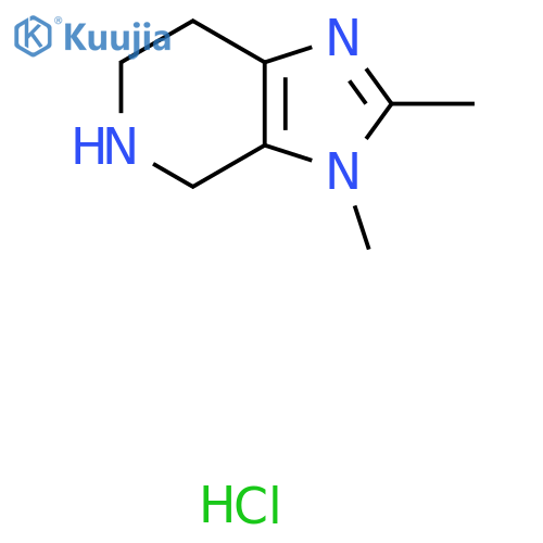 2,3-dimethyl-3H,4H,5H,6H,7H-imidazo[4,5-c]pyridine hydrochloride structure