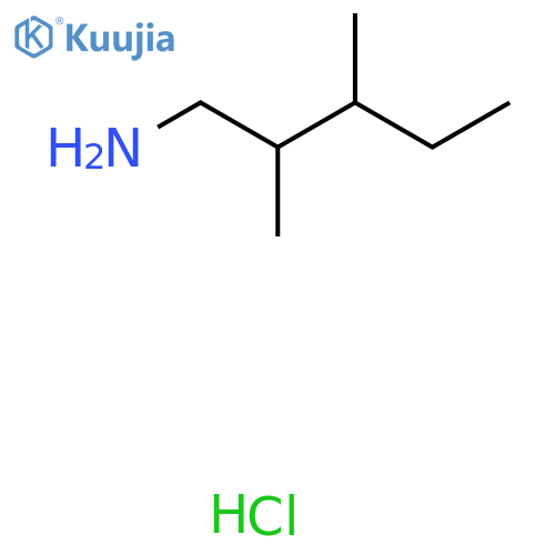 2,3-Dimethylpentan-1-amine hydrochloride structure