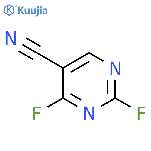 2,4-Difluoropyrimidine-5-carbonitrile structure