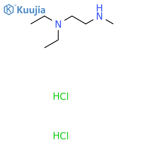 [2-(Diethylamino)ethyl](methyl)amine dihydrochloride structure