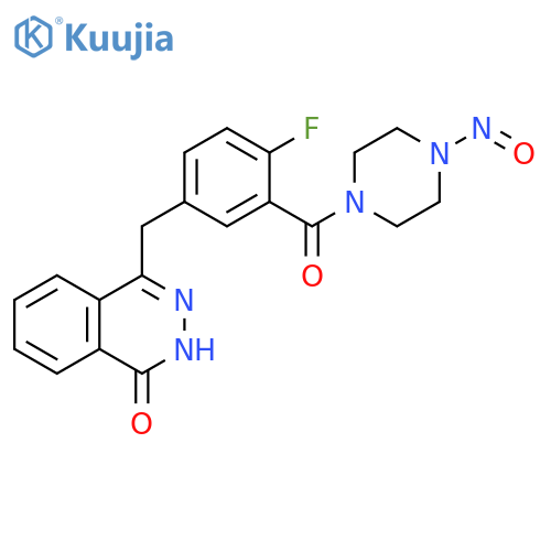 1(2H)-Phthalazinone, 4-[[4-fluoro-3-[(4-nitroso-1-piperazinyl)carbonyl]phenyl]methyl]- structure