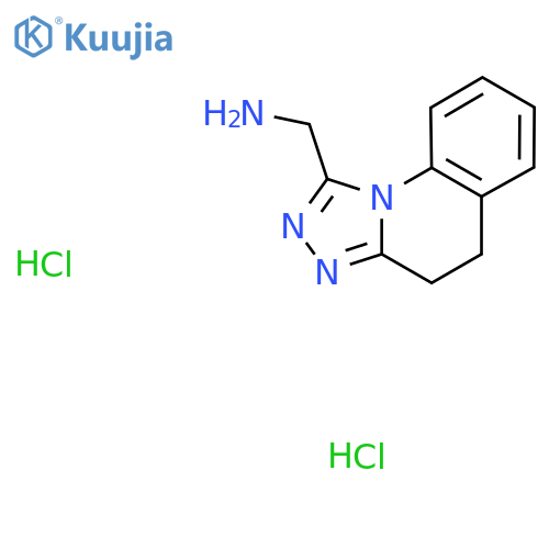 1-{4H,5H-[1,2,4]triazolo[4,3-a]quinolin-1-yl}methanamine dihydrochloride structure