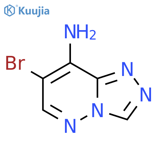 7-Bromo-[1,2,4]triazolo[4,3-b]pyridazin-8-amine structure