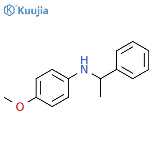 (4-Methoxyphenyl)(1-phenylethyl)amine structure
