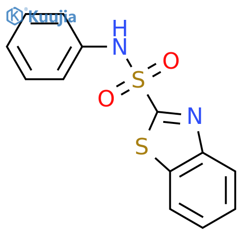 2-Benzothiazolesulfonamide, N-phenyl- structure