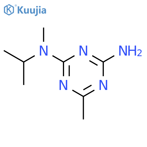 1,3,5-Triazine-2,4-diamine,N2,6-dimethyl-N4-(1-methylethyl)- structure