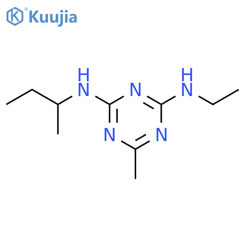 1,3,5-Triazine-2,4-diamine,N2-ethyl-6-methyl-N4-(1-methylpropyl)- structure